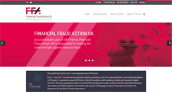 Desktop Screenshot of financialfraudaction.org.uk